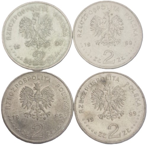 zestaw 2 złote 1999 nr1 awers