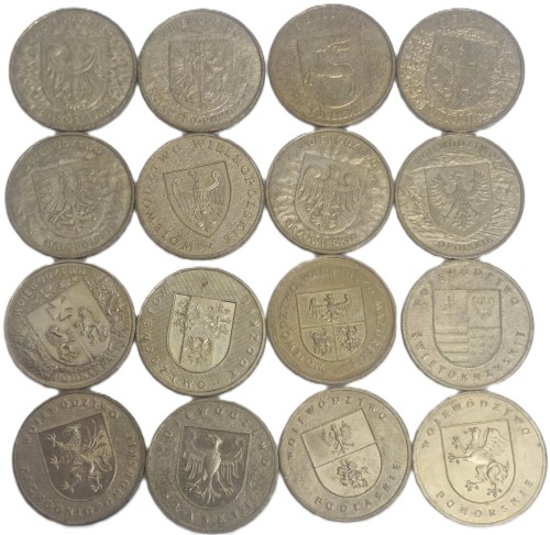 2 zł Herby województw 2004-2005 komplet stan 2