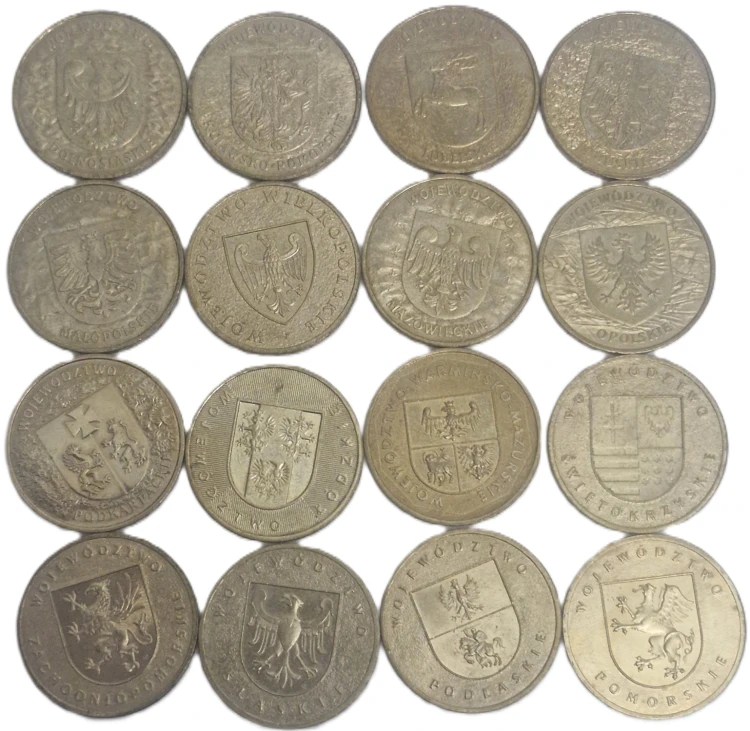 2 zł Herby województw 2004-2005 komplet stan 2