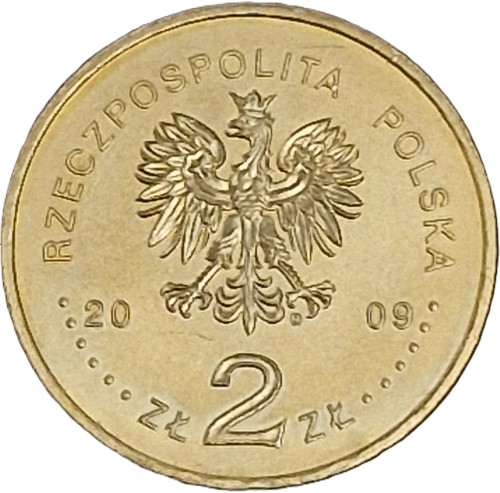 Moneta 2 zł Czesław Niemen 2009 awers