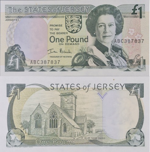 Jersey Banknot 1 Pound