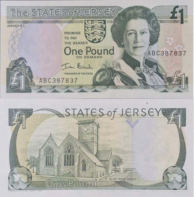 Jersey Banknot 1 Pound