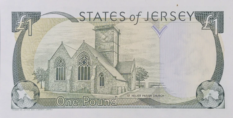 Jersey Banknot 1 Pound rewers