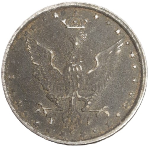 10 fenigów 1918 Królestwo Polskie awers