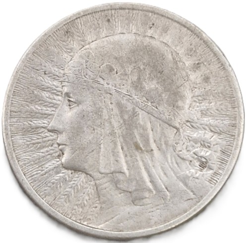 Moneta 2 złote 1934 Polonia Głowa Kobiety stan 2 rewers