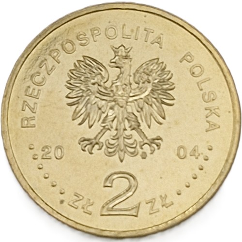 Moneta okolicznościowa 2 zł Stanisław Sosabowski 2004 awers