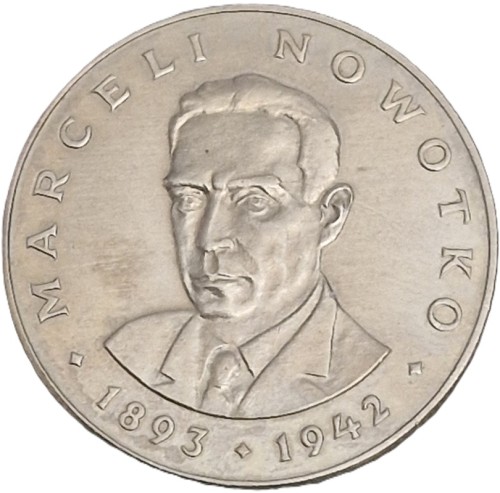 Moneta 20 zł Marceli Nowotko 1983 rewers