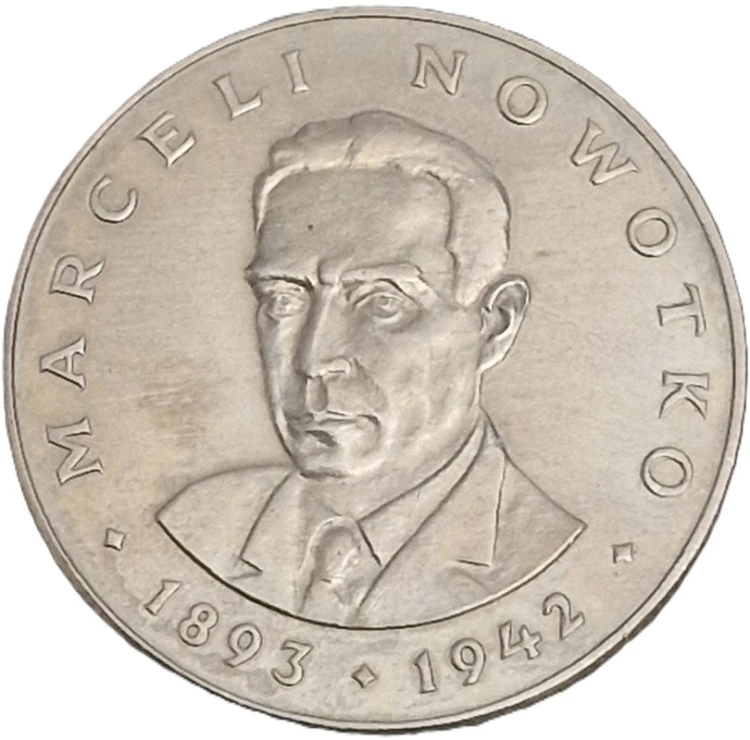 Moneta 20 zł Marceli Nowotko 1983 rewers