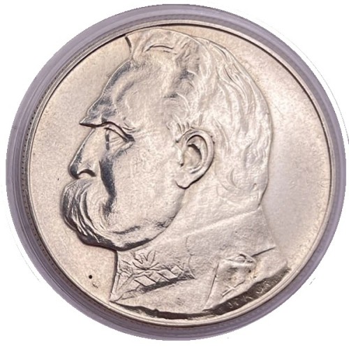 Moneta 10 złotych 1937 Józef Piłsudski stan 2 rewers