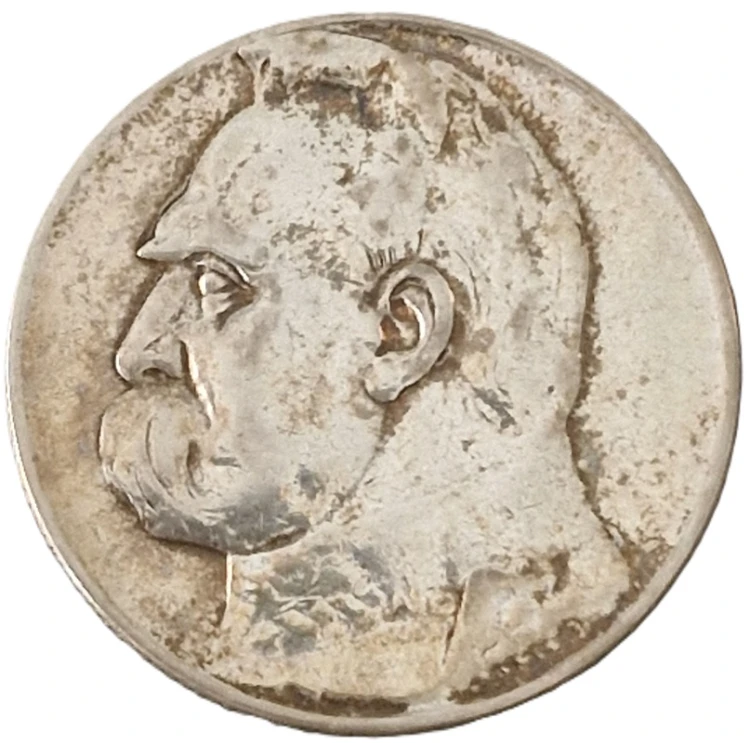 Moneta 5 złotych 1935 rok Józef Piłsudski rewers