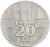 20 zł Wieżowiec i kłosy 1974 bz rewers