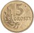 Moneta 5 groszy 1949 brąz rewers