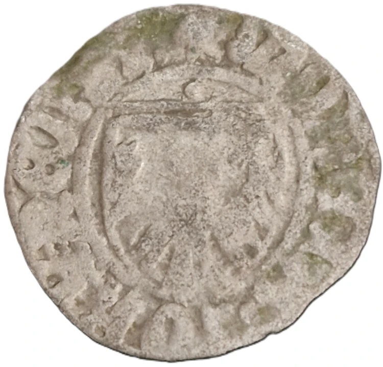 Moneta Szeląg Kazimierz IV Jagiellończyk 1446–1492 awers