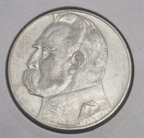 Moneta 10 złotych 1936 Józef Piłsudski rewers