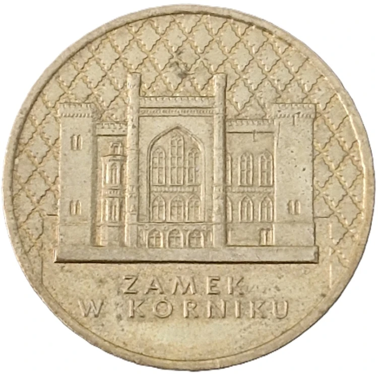 Moneta 2 zł Zamek w Kórniku 1998 stan 2 rewers