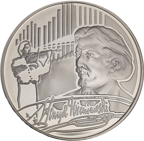 Moneta 10 zł XII Konkurs im Henryka Wieniawskiego 2001 rewers