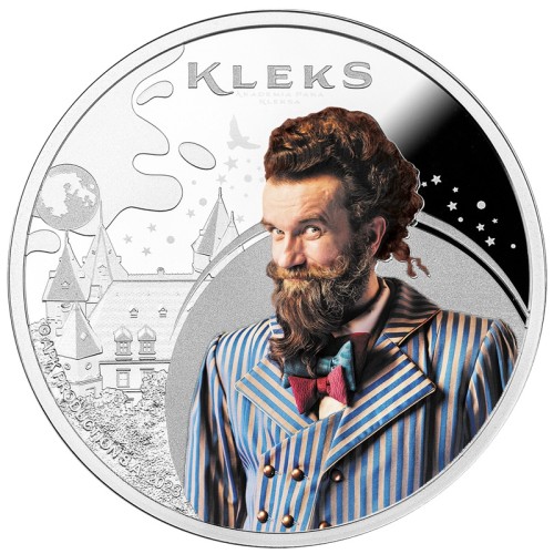 Moneta 1 dolar Kleks Akademia Pana Kleksa 2024 awers