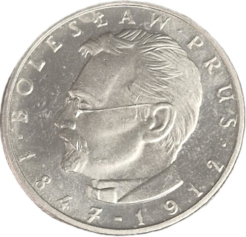 Moneta 10 złotych Bolesław Prus 1982 rewers