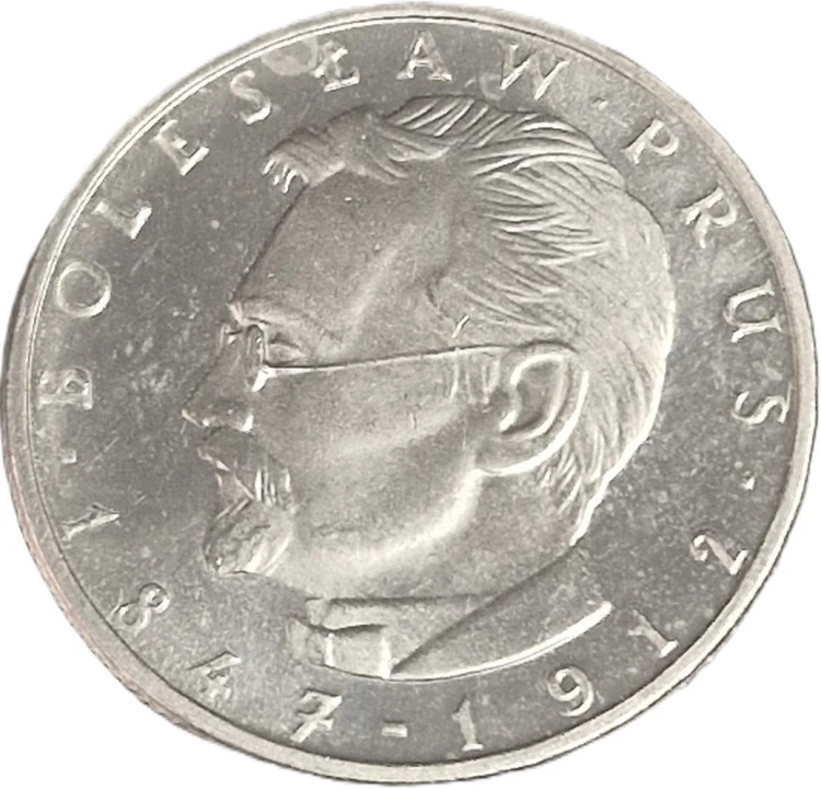 Moneta 10 złotych Bolesław Prus 1982 rewers