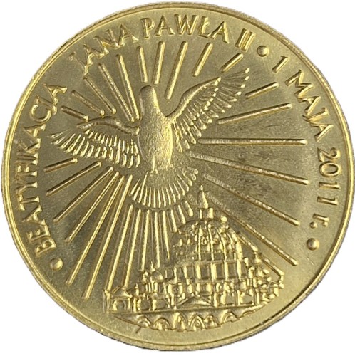 Numizmat papież Jana Pawła II 1920-2005 awers
