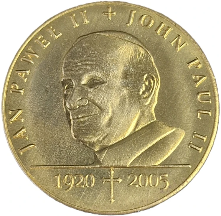 Numizmat papież Jana Pawła II 1920-2005 rewers