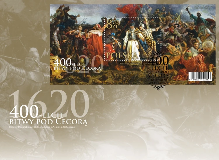 Koperta FDC 400-lecie bitwy pod Cecorą 2020 r