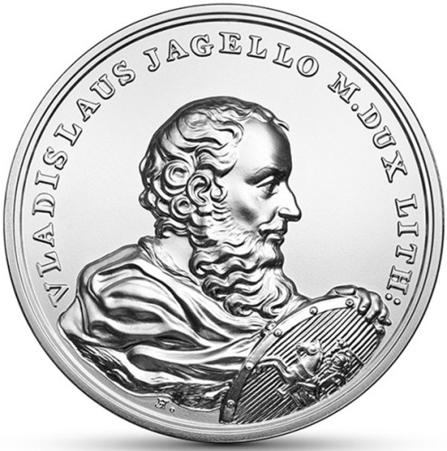 Moneta SSA 50 zł Władysław Jagiełło 2015 rewers
