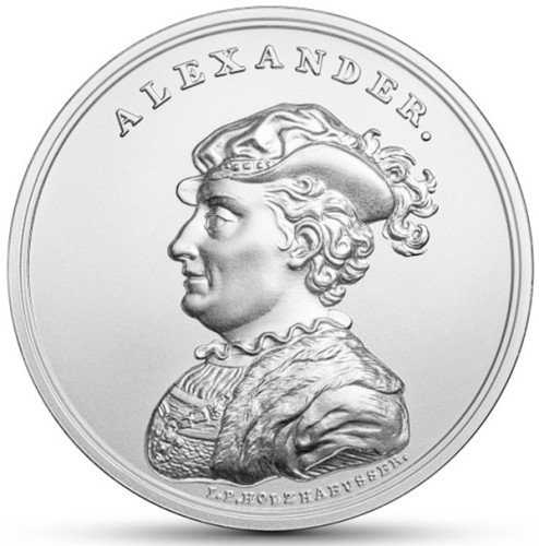 Moneta 50 zł Aleksander Jagiellończyk 2016 rewers
