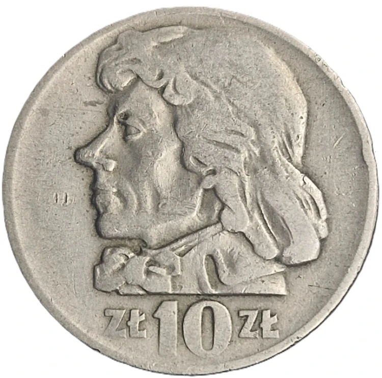 Moneta 10 zł 1959 Kościuszko rewers