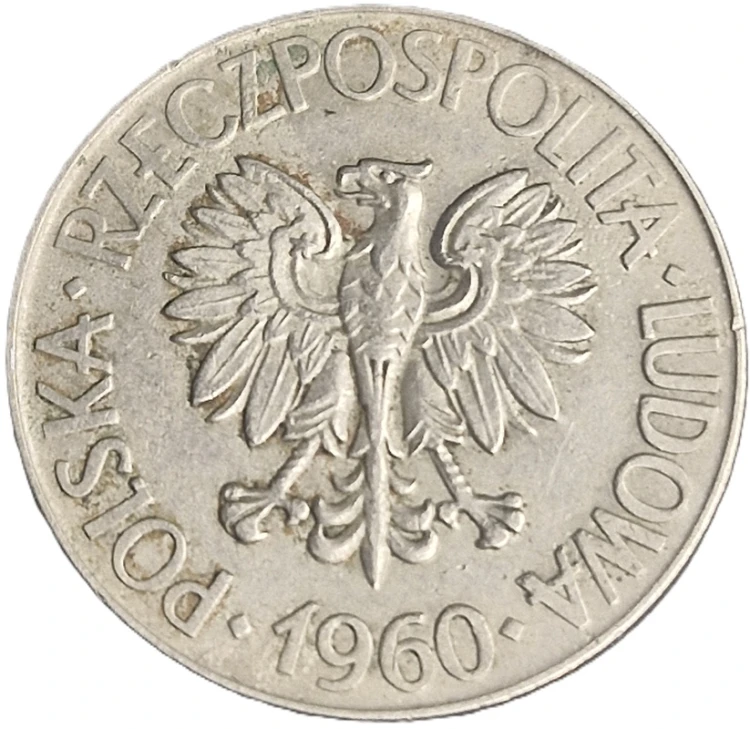Moneta 10 zł Tadeusz Kościuszko 1960 awers