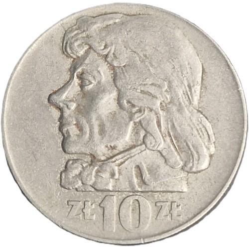 Moneta 10 zł Tadeusz Kościuszko 1960 rewers