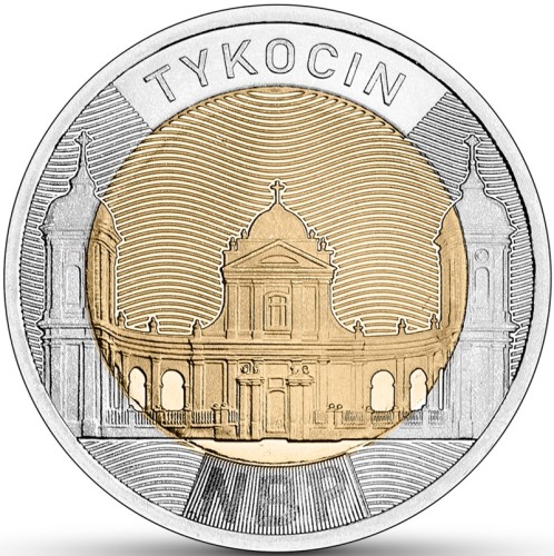 Moneta 5 zł Tykocin 2025 rewers