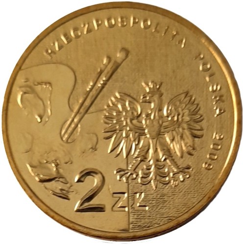 Moneta 2 zł Władysław Strzemiński 2009 awers