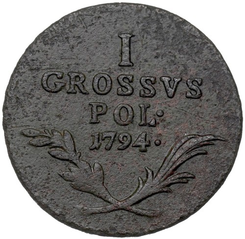 Moneta 1 grosz 1794 Galicja i Lodomeria rewers