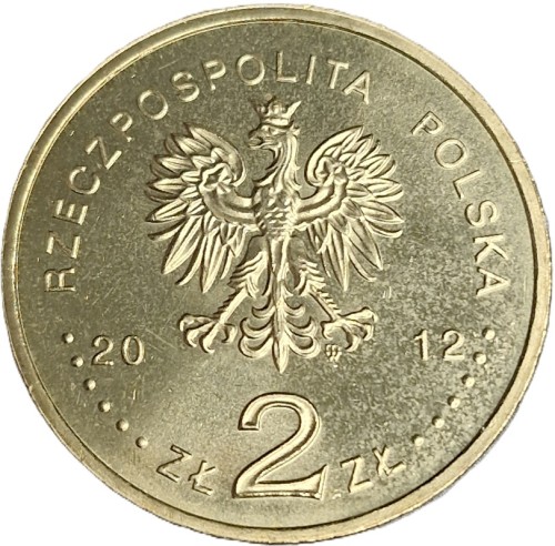 Moneta 2 zł Lekki Krążownik Dragon 2012 awers