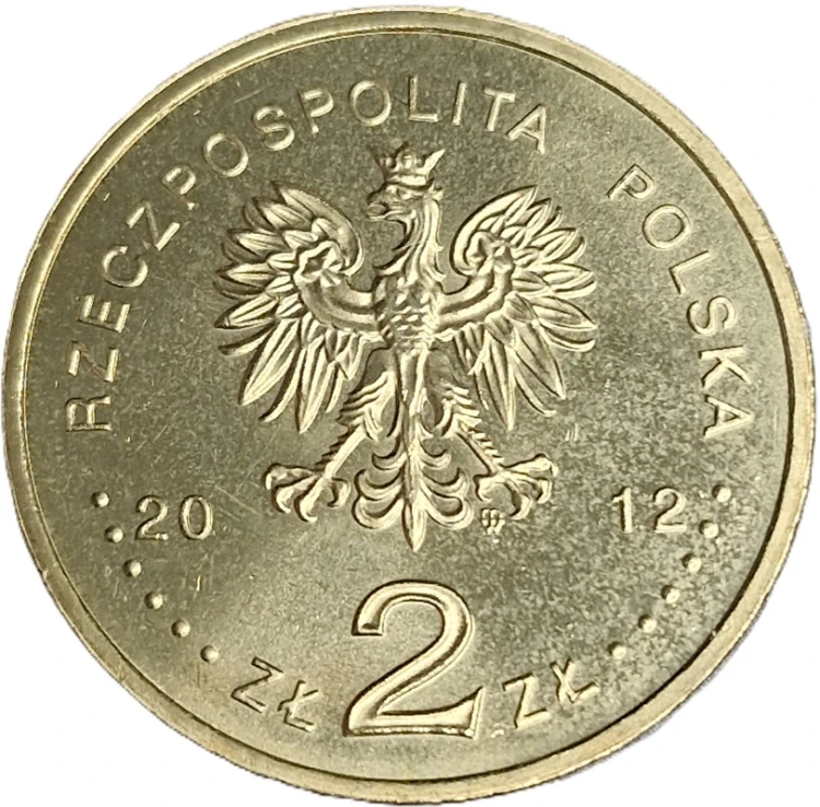 Moneta 2 zł Lekki Krążownik Dragon 2012 awers
