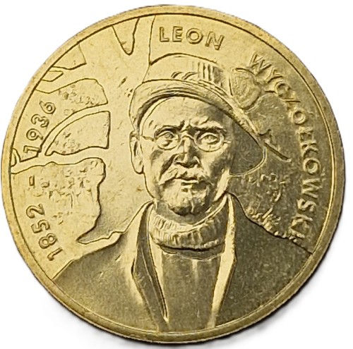 Moneta 2 zł Leon Wyczółkowski 2007 rewers