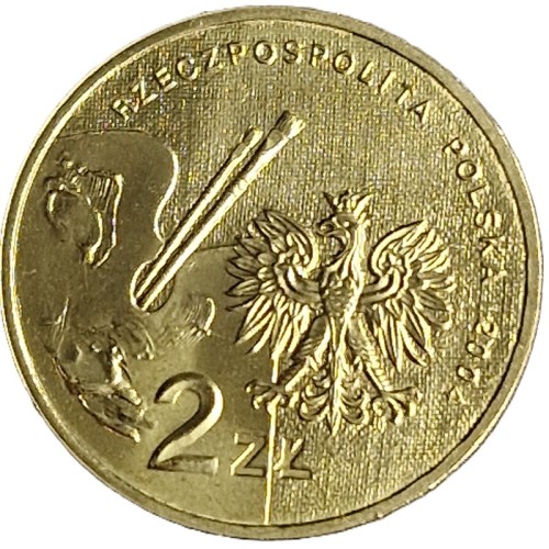 Moneta okolicznościowa 2 zł Stanisław Wyspiański 2004 awers