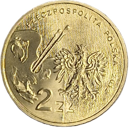 Moneta 2 zł Piotr Michałowski 2012 awers
