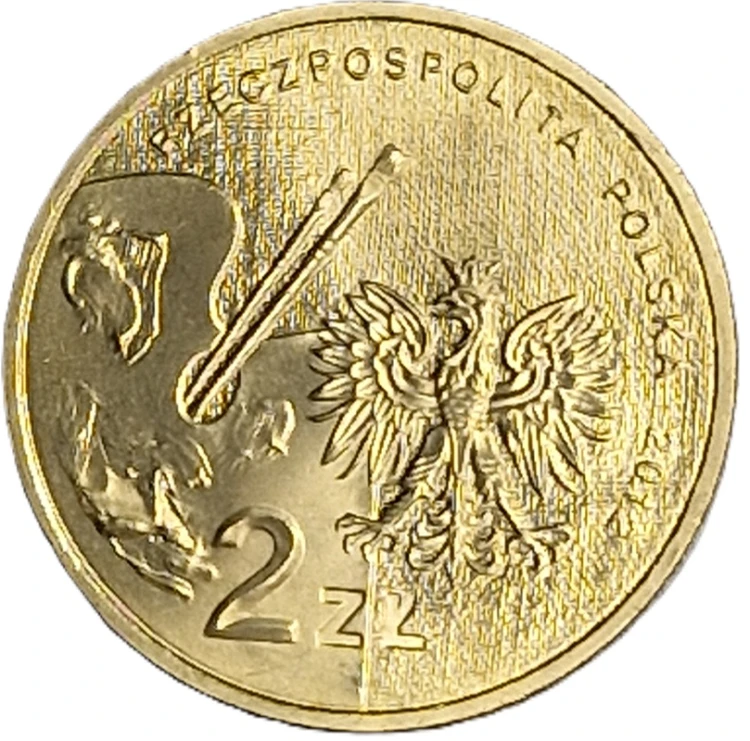Moneta 2 zł Piotr Michałowski 2012 awers