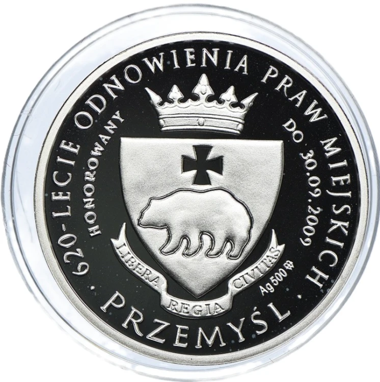 Dukat lokalny Przemyśl 40 półgroszy przemyskich 2009 awers