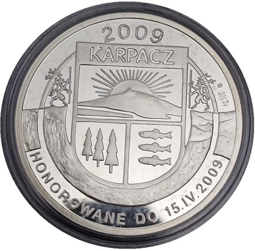 Moneta zastępcza 4 Talary Karkonoskie Karpacz 2009 awers