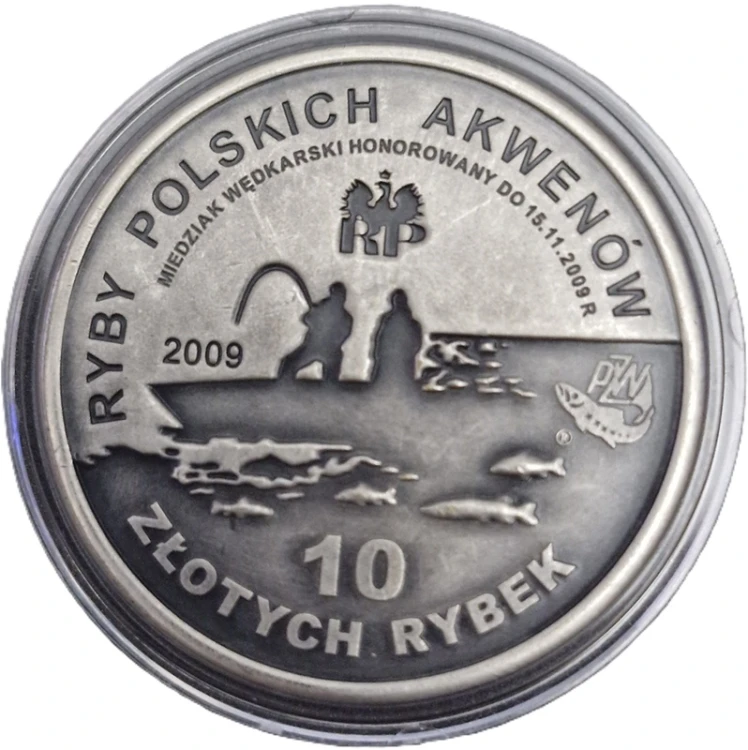 10 złotych rybek 2009 Sum awers