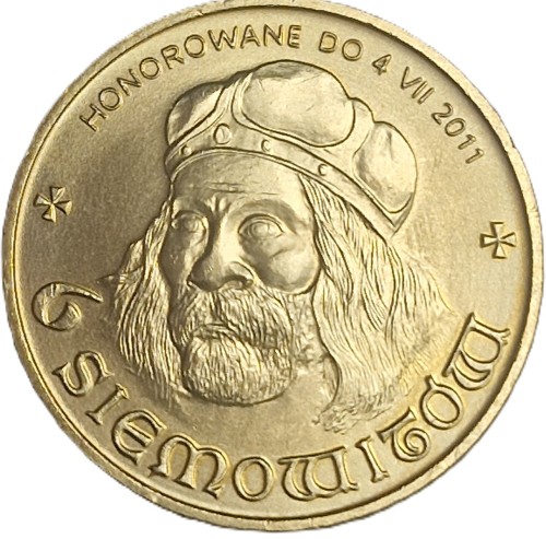 Moneta zastępcza Gostynin 6 siemowidów 2011 rewers