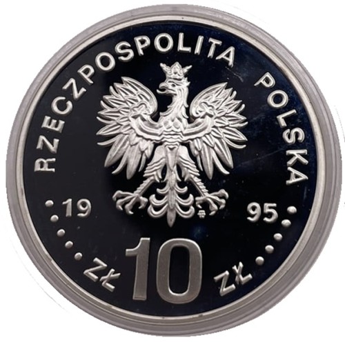 Moneta 10 zł Wincenty Witos 1995 awers