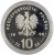 Moneta 10 zł 200-lecie powstania mazurka Dąbrowskiego 1996 awers