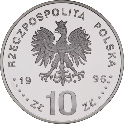 Moneta 10 zł 40 rocznica Wydarzeń Poznańskich 1956 1996 awers