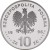 Moneta 10 zł 40 rocznica Wydarzeń Poznańskich 1956 1996 awers