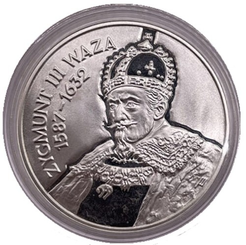 Moneta 10 zł Zygmunt III Waza popiersie 1998 rewers
