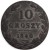 Moneta 10 groszy Warszawa MW 1840 rewers